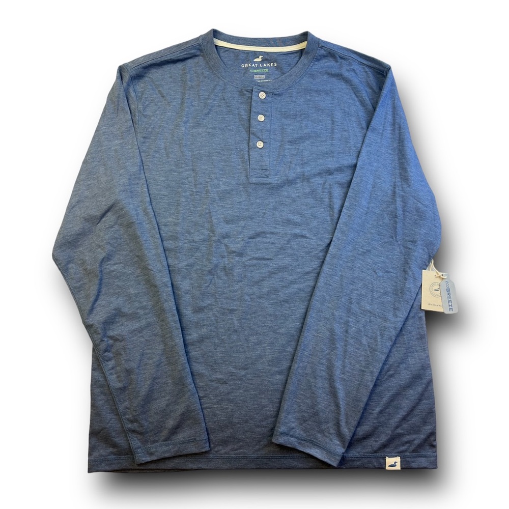Great Lakes long sleeve Henley R80